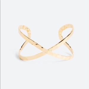 Rowan Hammered Infinity Cuff Bracelet